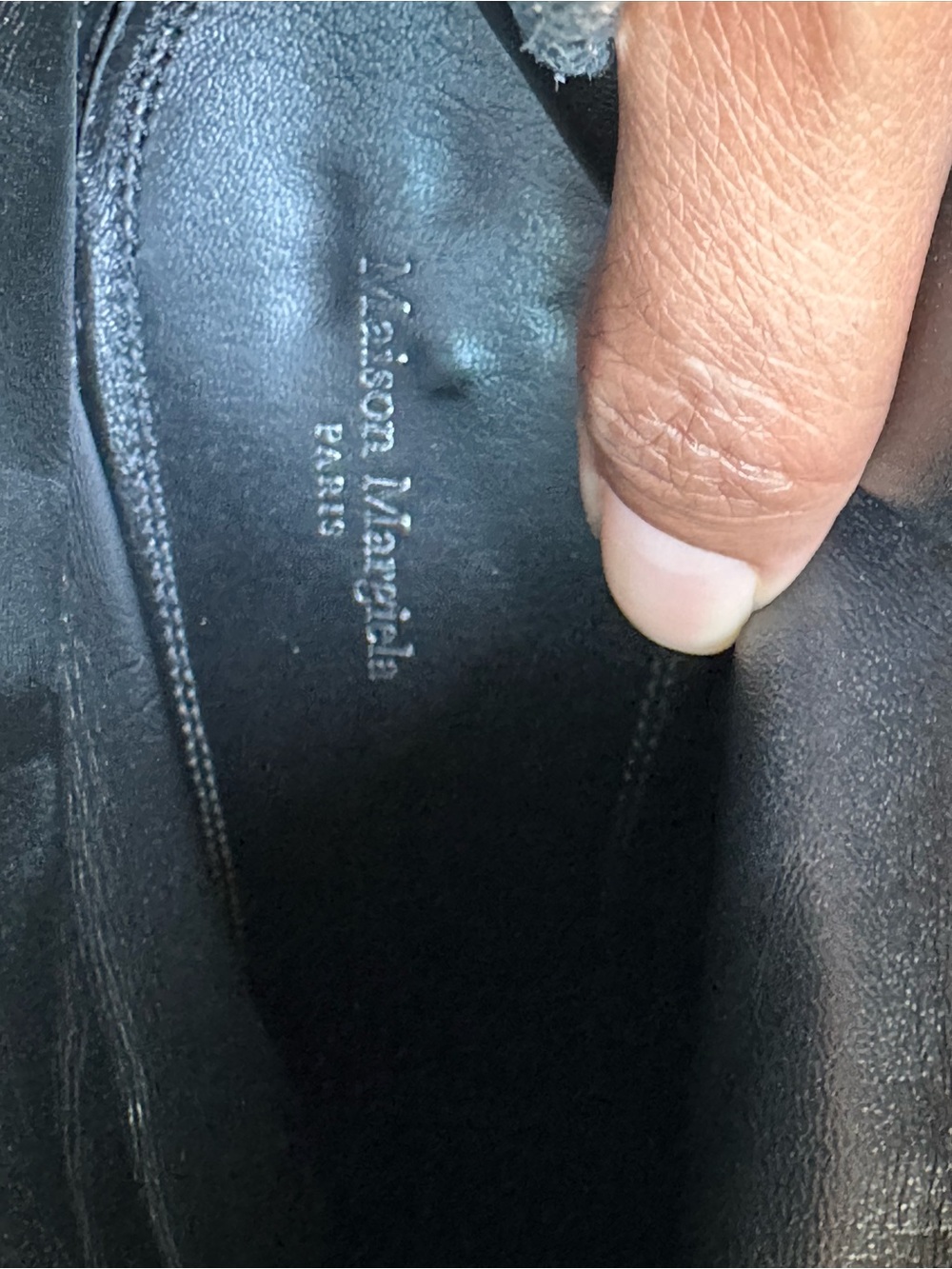 Martin Margiela Cracked Silver Tabi Boots - Picture 6 of 8